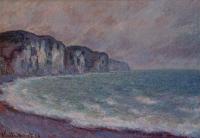 Monet, Claude Oscar - Cliff at Pourville